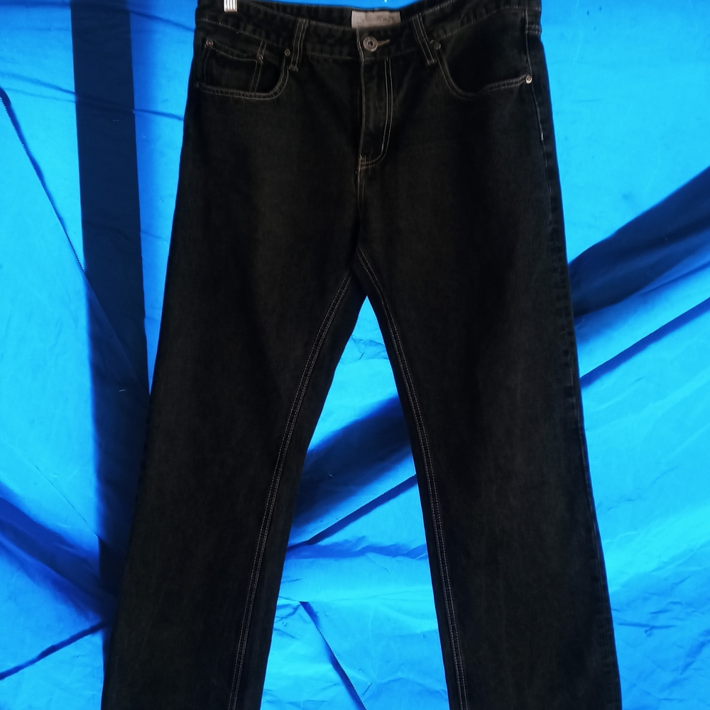 Y2K Ecko Unlimited Black Straight Jeans Classic Style